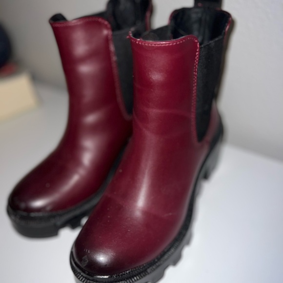 Burgundy Chelsea Chunky Boot! - Picture 2 of 6